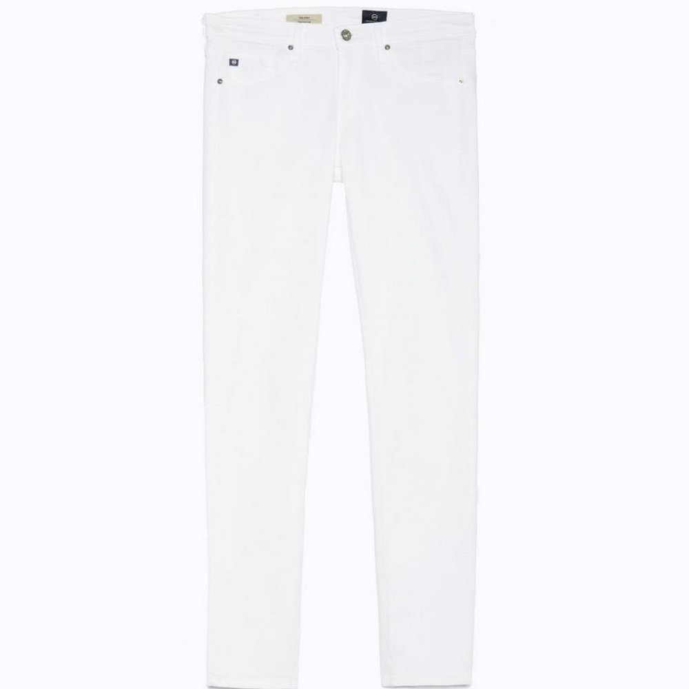 Ag Adriano Goldschmied the slit white jeans sz 25R